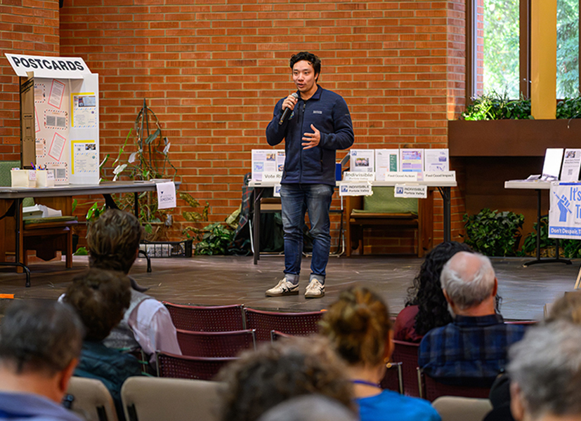 James Coleman, South San Francisco City Council speaking at Fighting for America: How We Win 2026 event