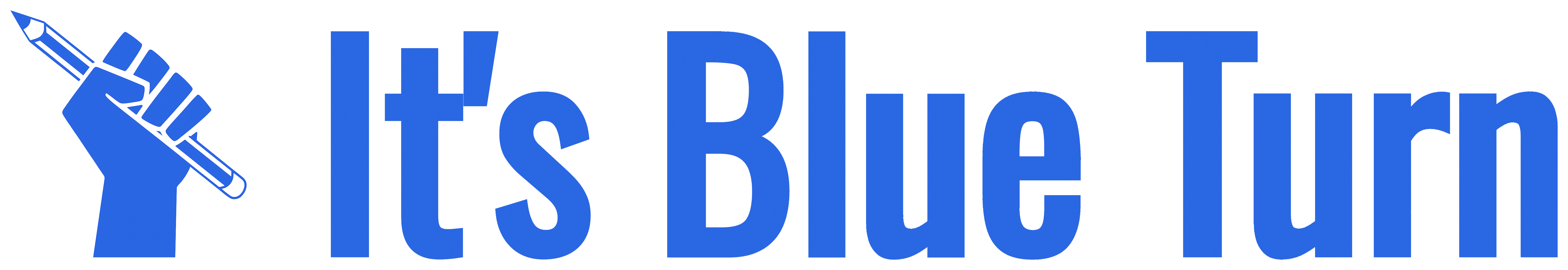 It's Blue Turn Logo